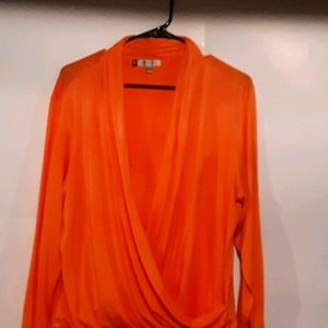 Women's top orange